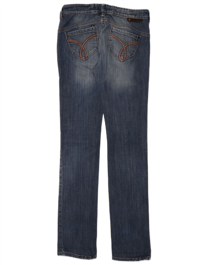Calvin Klein Dame Slim Jeans W27 L34 Blå Bomuld