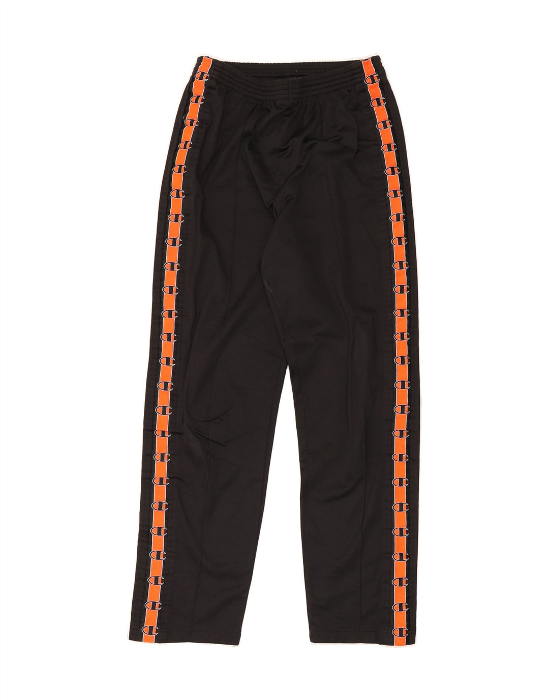 CHAMPION Mens Graphic Tracksuit Trousers Medium  Black Colourblock Vintage Champion and Second-Hand Champion from Messina Hembry 