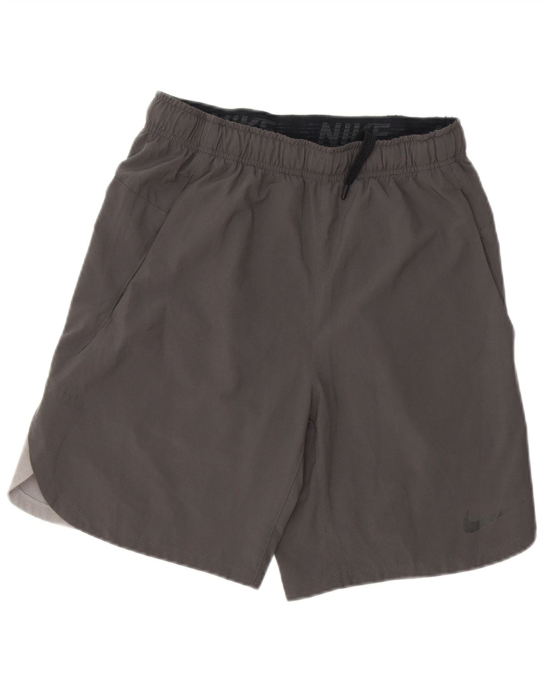 Nike Herre Dri Fit Sportshorts Små Grå Colourblock Polyester