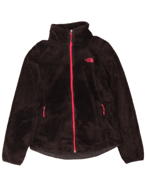 The North Face Womens Fleece Jacket UK 10 Small Black Polyester