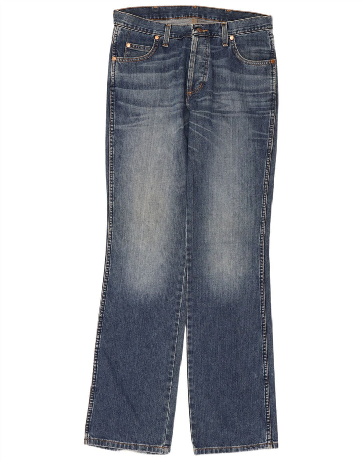 Wrangler Herre Evolution Straight Jeans W32 L34 Blå Bomuld