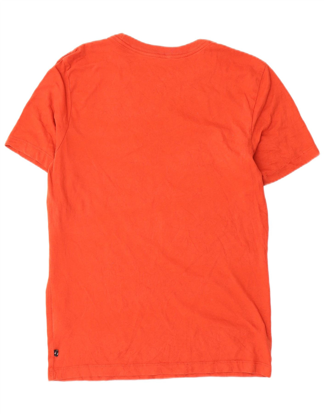 Nike Herre Dri Fit grafisk T-shirt top lille orange bomuld