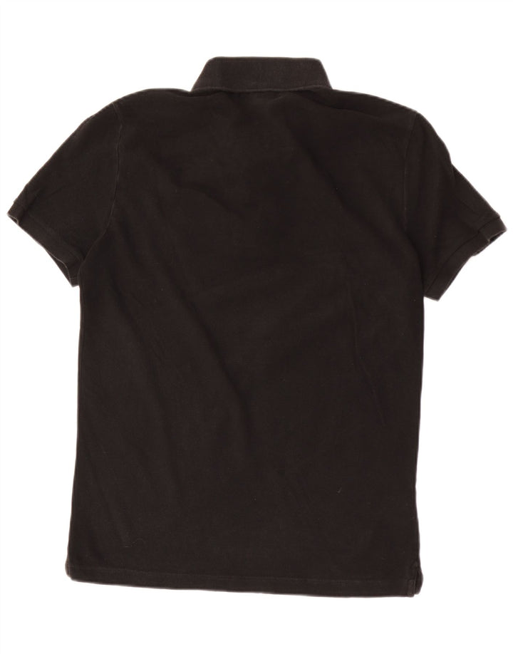 Lacoste Herre Slim Fit Polo Shirt Størrelse 4 Medium Sort Bomuld