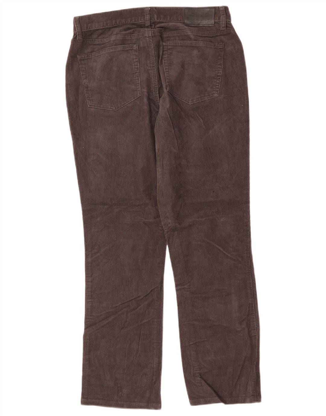 RALPH LAUREN Lige fløjlsbukser til kvinder US 8 Medium W30 L28 Grå