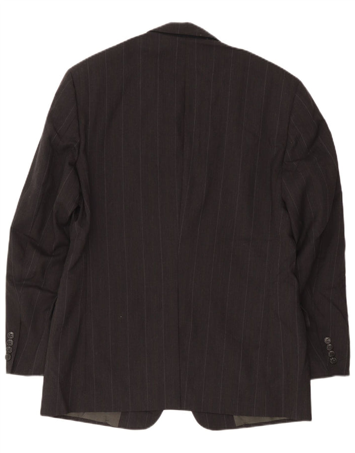 Polo Ralph Lauren Herre 2-knaps blazerjakke UK 38 Mellem sort stribet