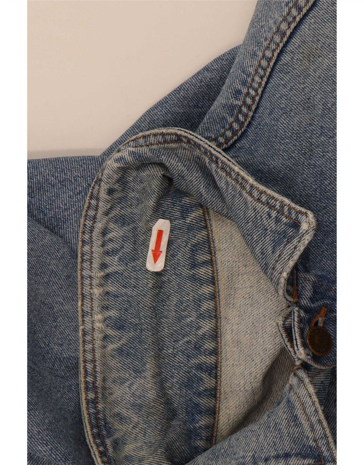 Benetton Herre denimjakke IT 46 Lille Blå Bomuld