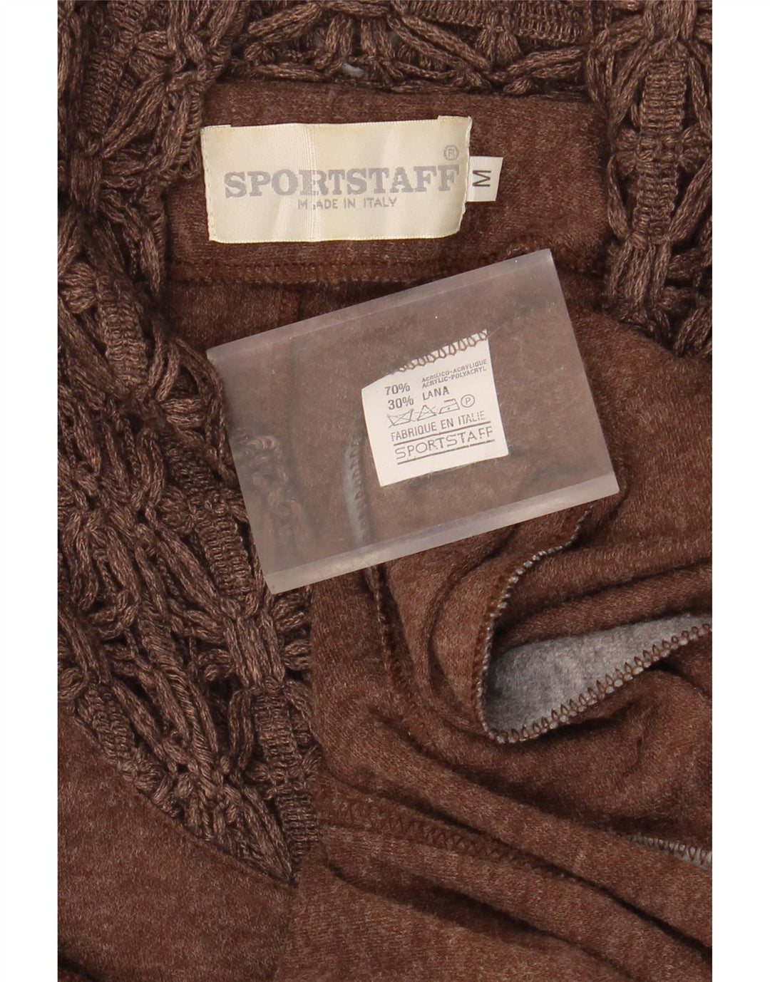 SPORT PERSONALE Dame Langærmet Maxikjole UK 12 Medium Brun Akryl