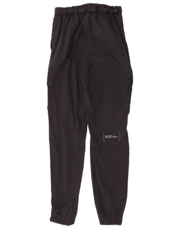 Adidas Dame Cargo Træningsdragt Bukser Joggers UK 4/6 XS Sort Polyamid