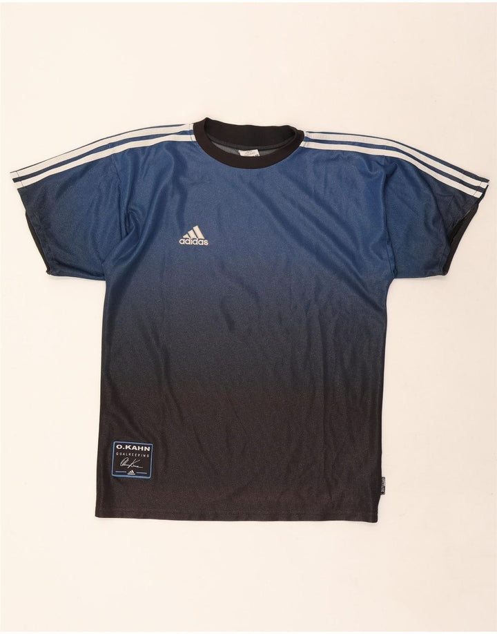 Adidas Grafisk T-shirt top til mænd, lille blå farveblok