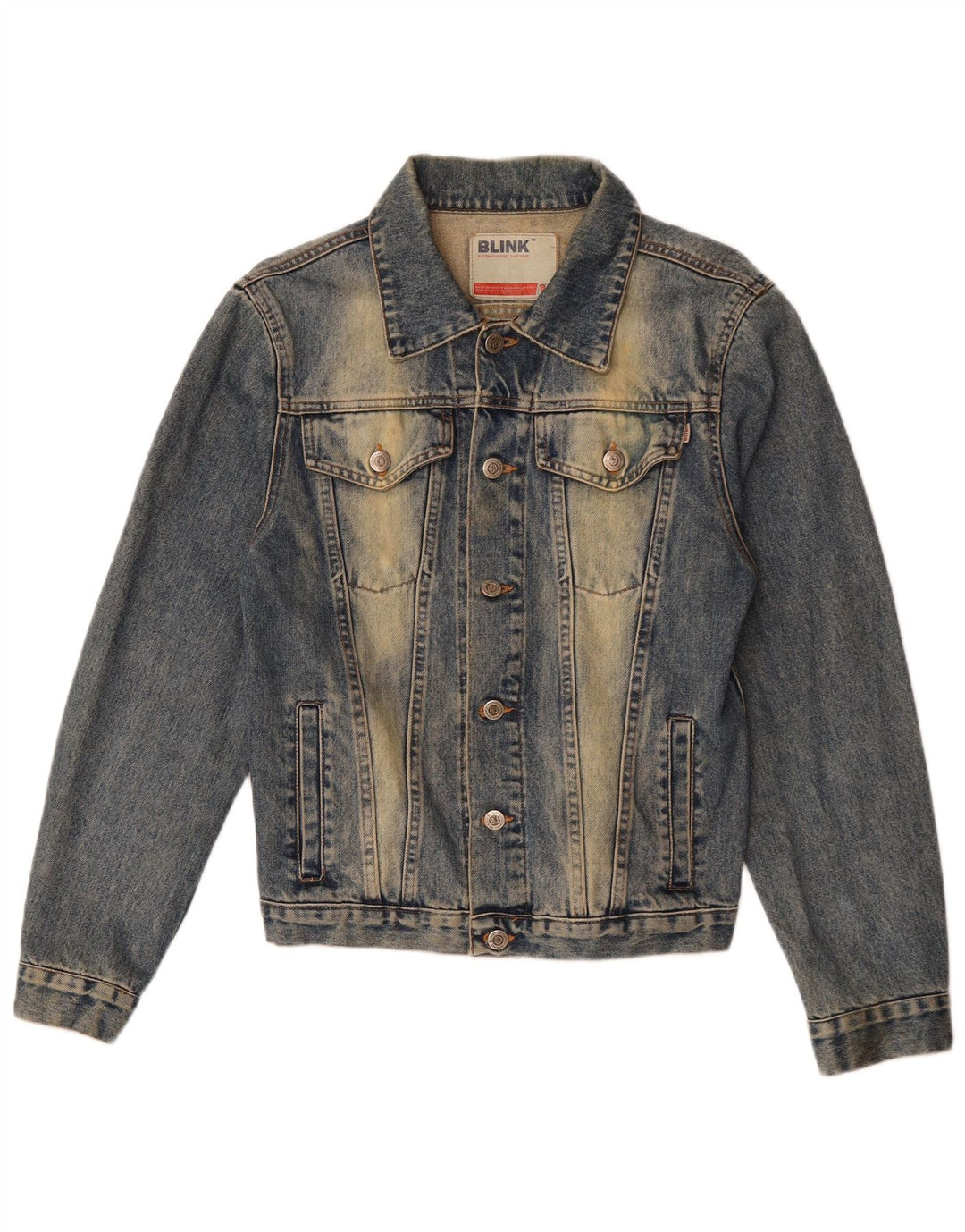 Blink Herre denimjakke UK 36 Small Blue Cotton