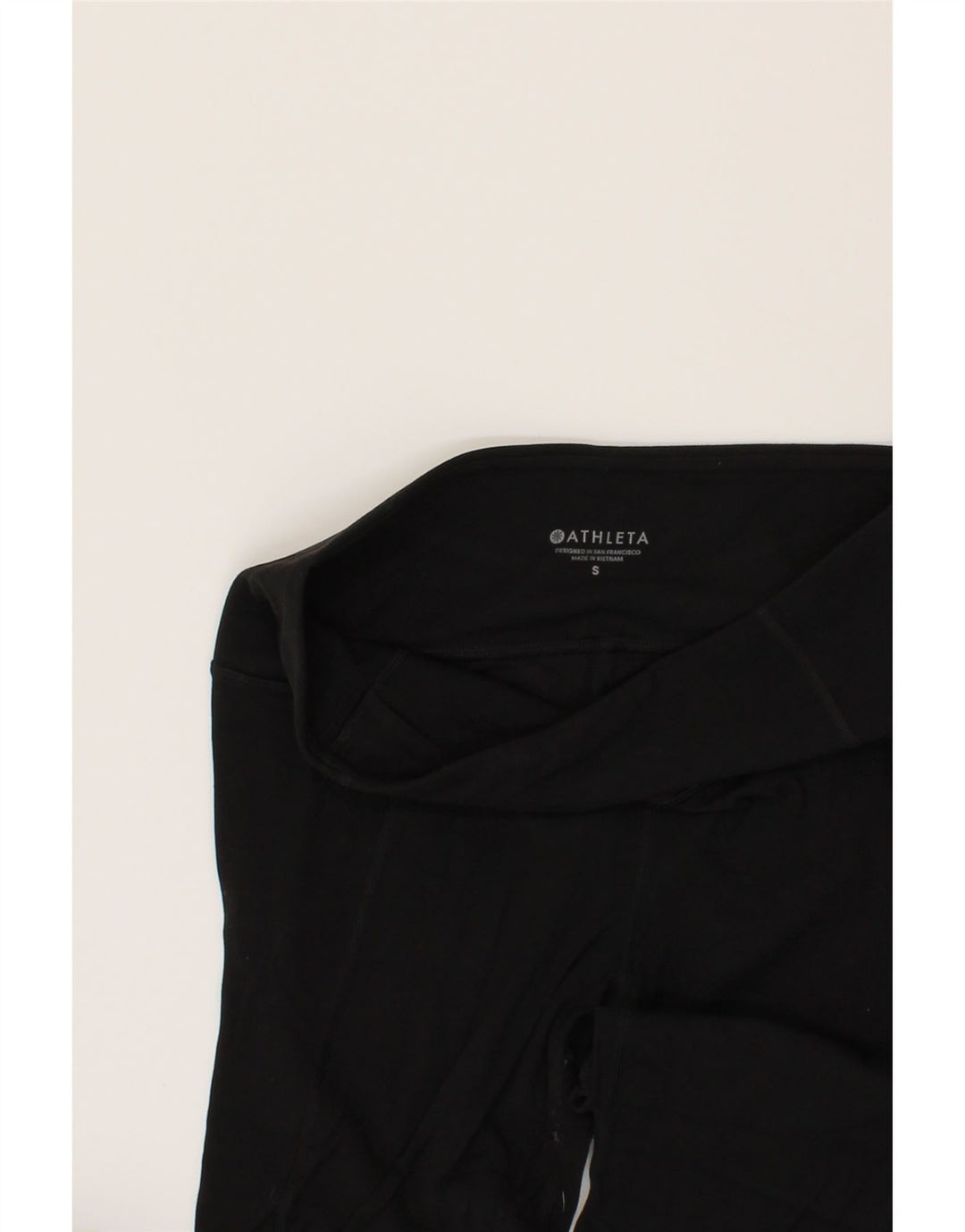 ATHLETA Womens Leggings UK 10 Small Black Lycra Vintage Athleta and Second-Hand Athleta from Messina Hembry 