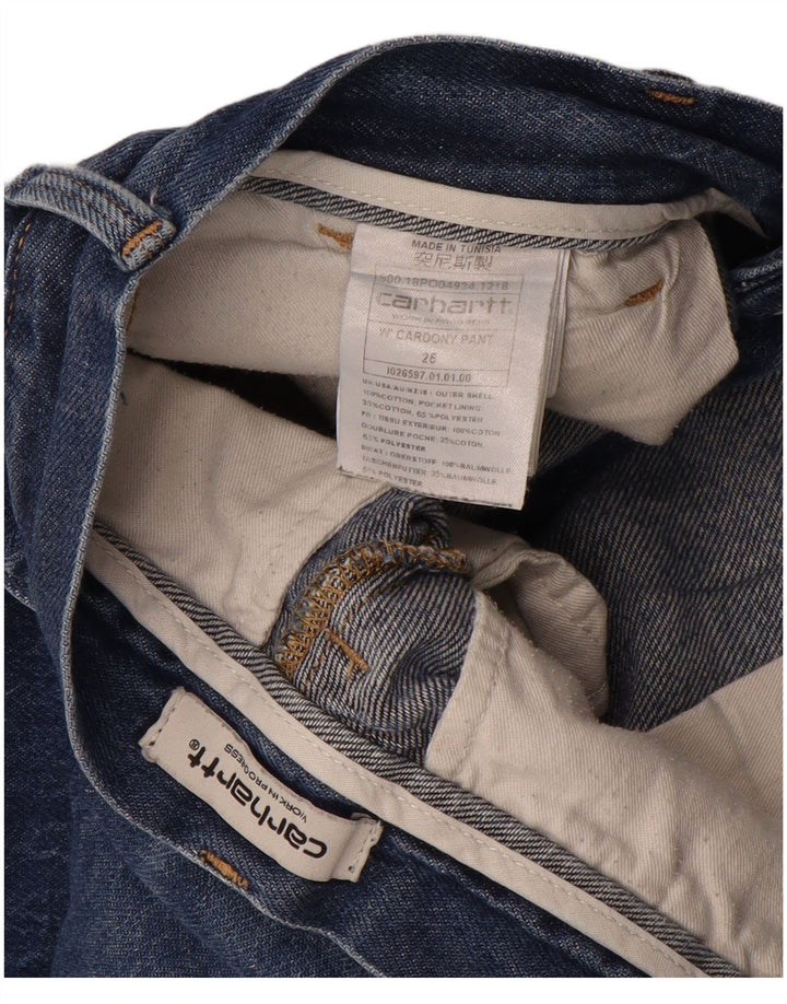 Carhartt løse jeans til kvinder W25 L26 blå bomuld