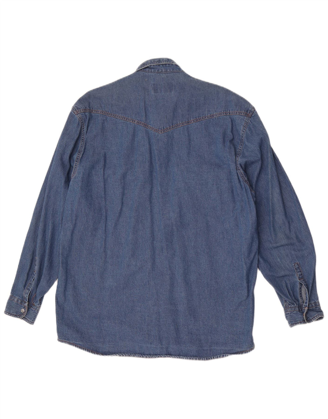 European Project Herre Denim Shirt Medium Blue Bomuld