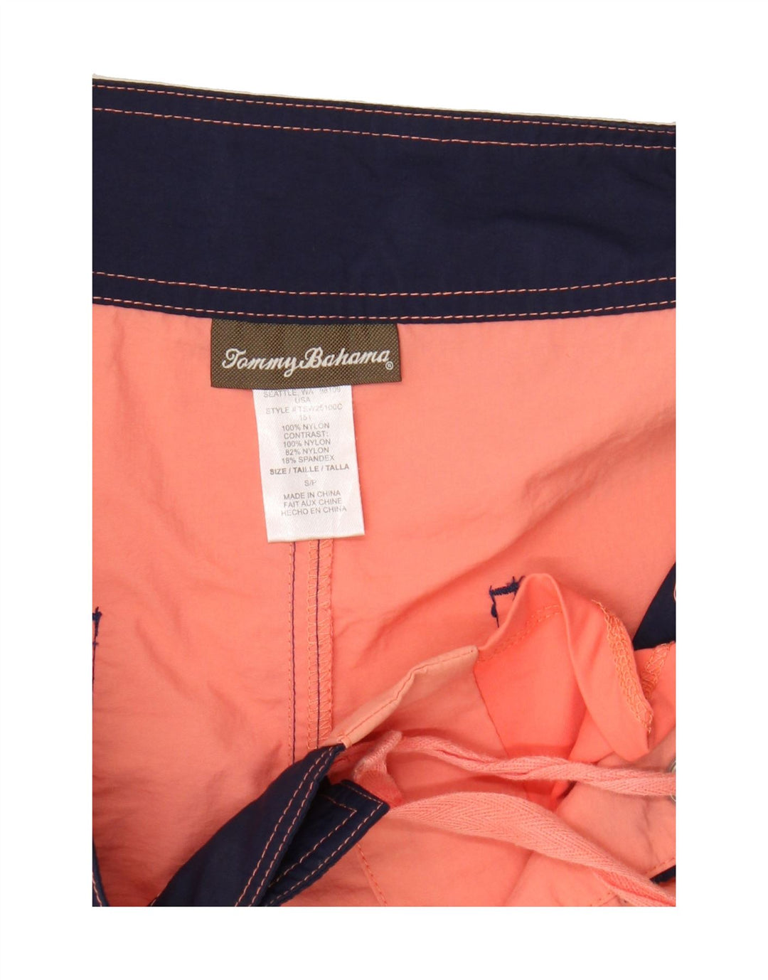TOMMY BAHAMA Womens Swimming Shorts UK 10 Small  Red Nylon Vintage Tommy Bahama and Second-Hand Tommy Bahama from Messina Hembry 