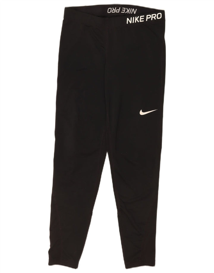 Nike Dame Leggings UK 16 Large Sort Polyester