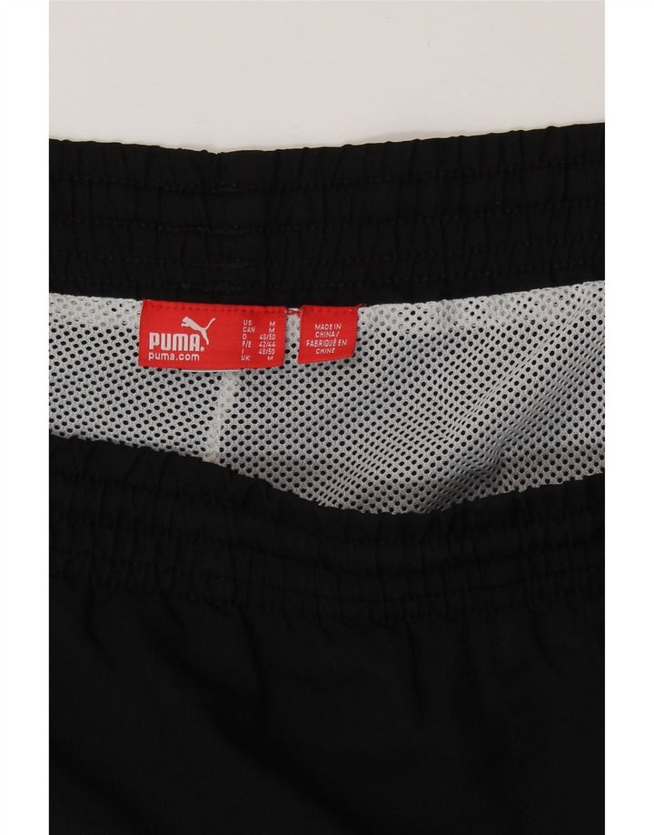 Puma Herre grafiske sportsshorts Medium Sort Colourblock