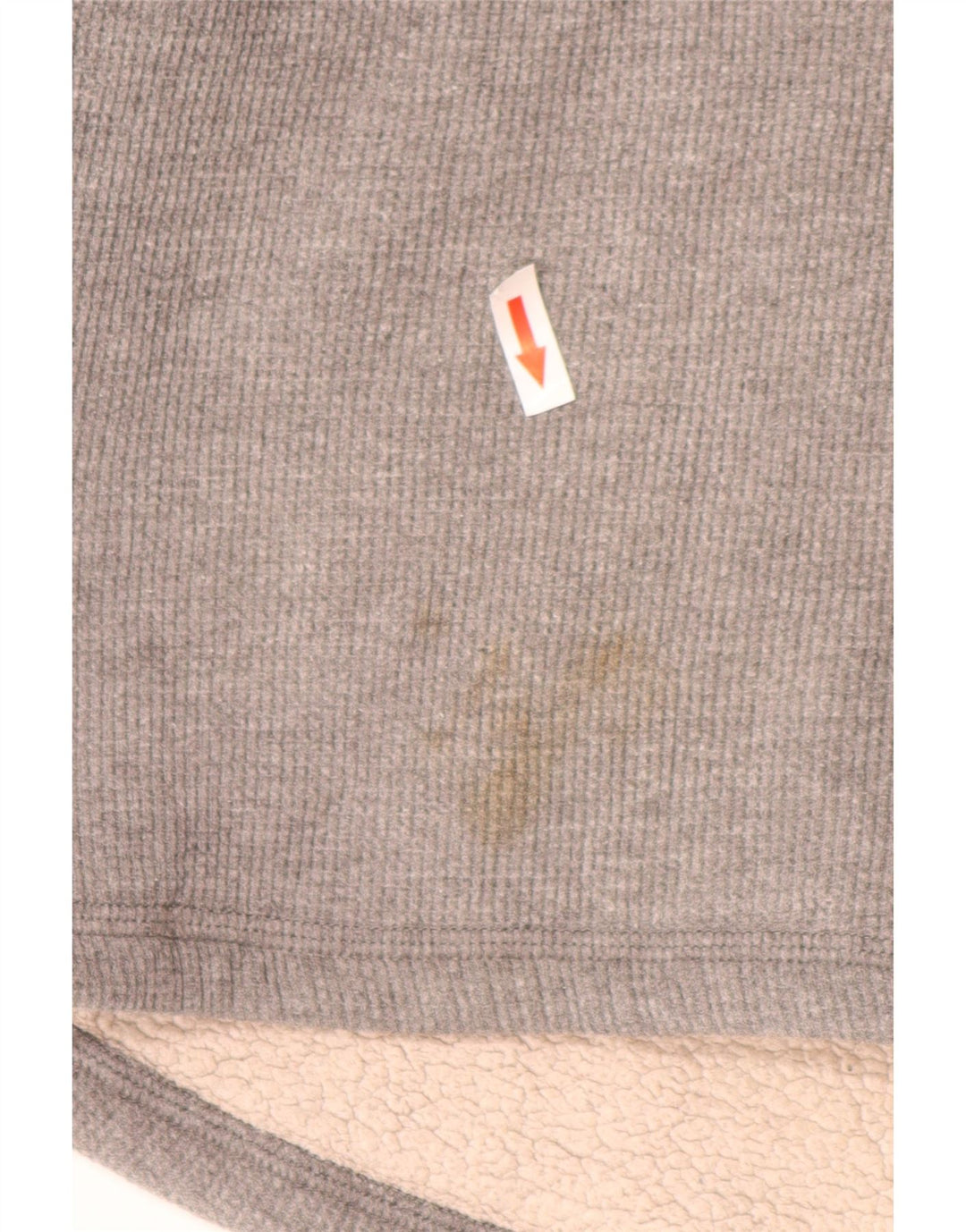 Lee Herre Button Neck Sweatshirt Jumper lille grå bomuld