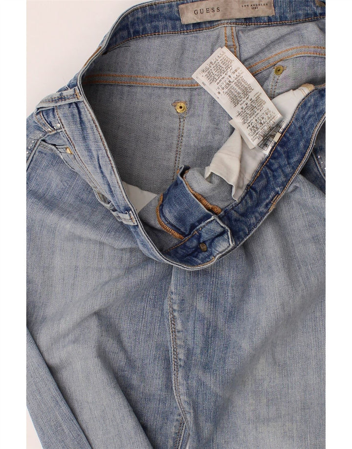 GUESS Womens Beverly Skinny Jeans W30 L29 Blue Cotton Vintage Guess and Second-Hand Guess from Messina Hembry 