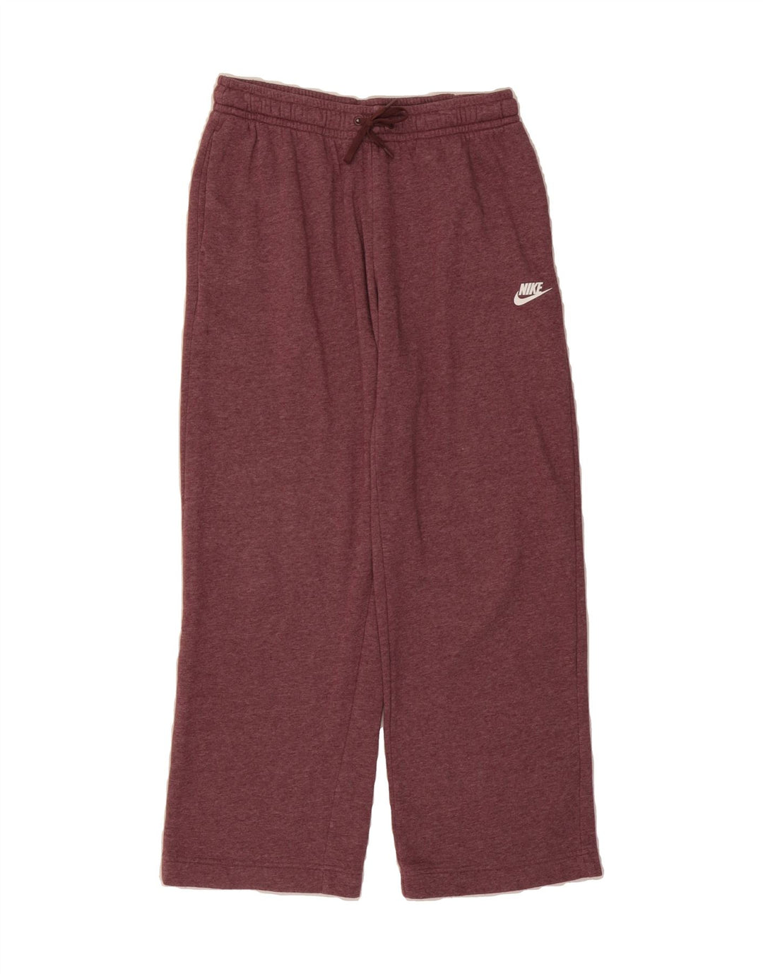 NIKE Womens Tracksuit Trousers UK 12 Medium  Burgundy Cotton Vintage Nike and Second-Hand Nike from Messina Hembry 