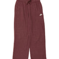 NIKE Womens Tracksuit Trousers UK 12 Medium  Burgundy Cotton Vintage Nike and Second-Hand Nike from Messina Hembry 