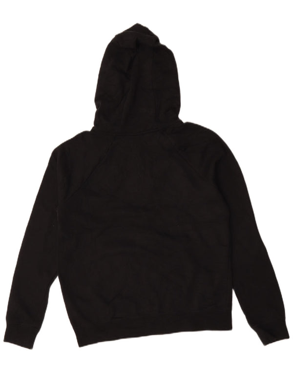 Nike Dame Oversized Hættetrøje Sweater UK 10 Lille Sort Bomuld