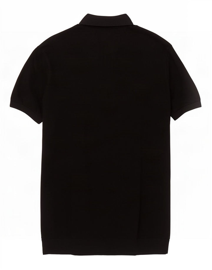 Zara Herre Kortærmet Polo Shirt Large Sort