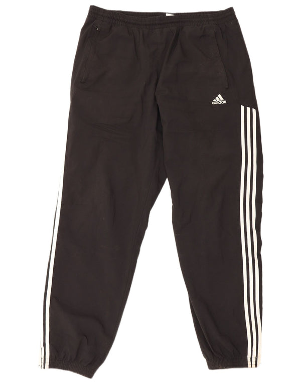 Adidas Træningsdragt til mænd Joggers UK 44/46 Stor sort polyester