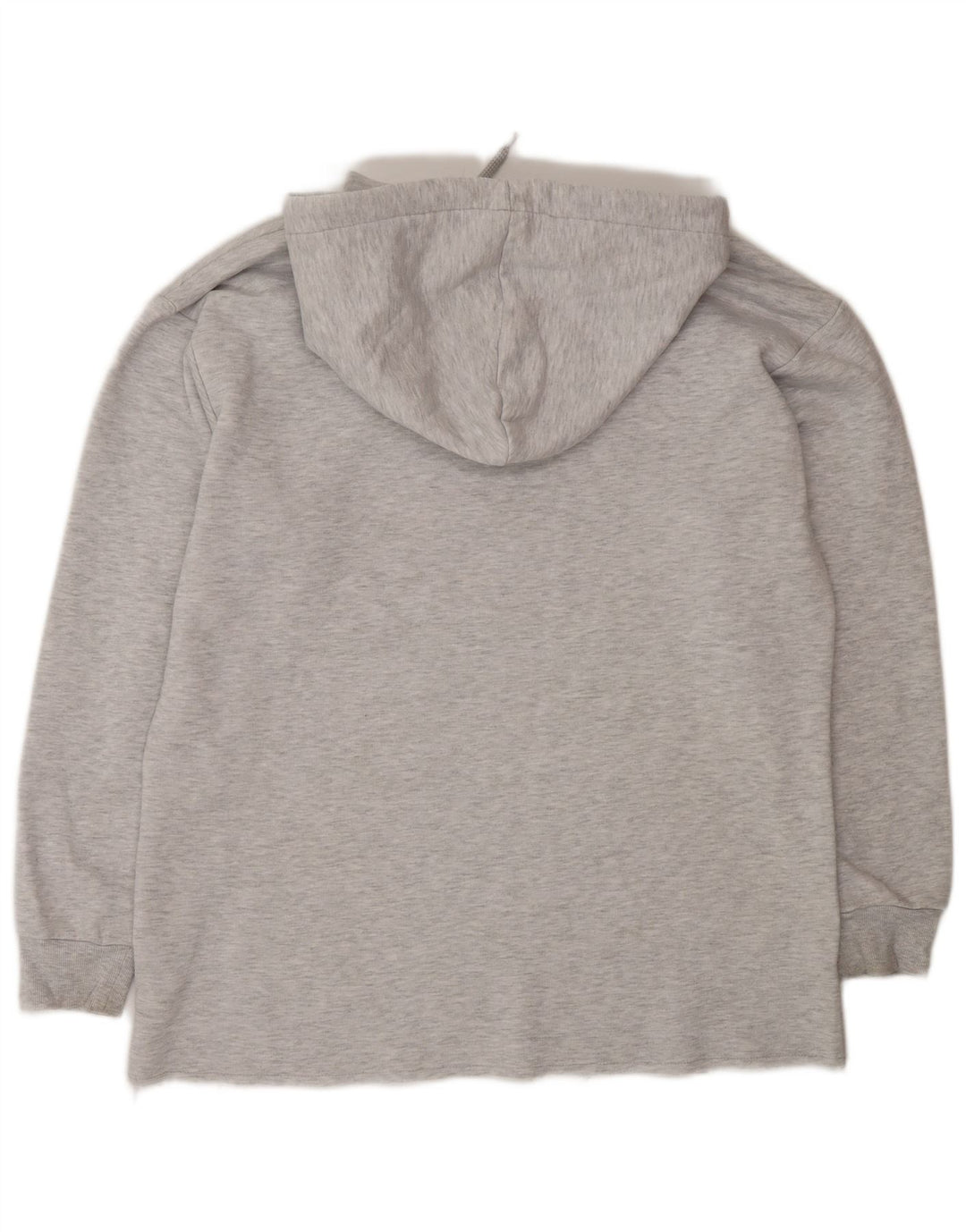 Topshop Dame Høj Oversized Hoodie Jumper UK 10 Small Grå Polyester