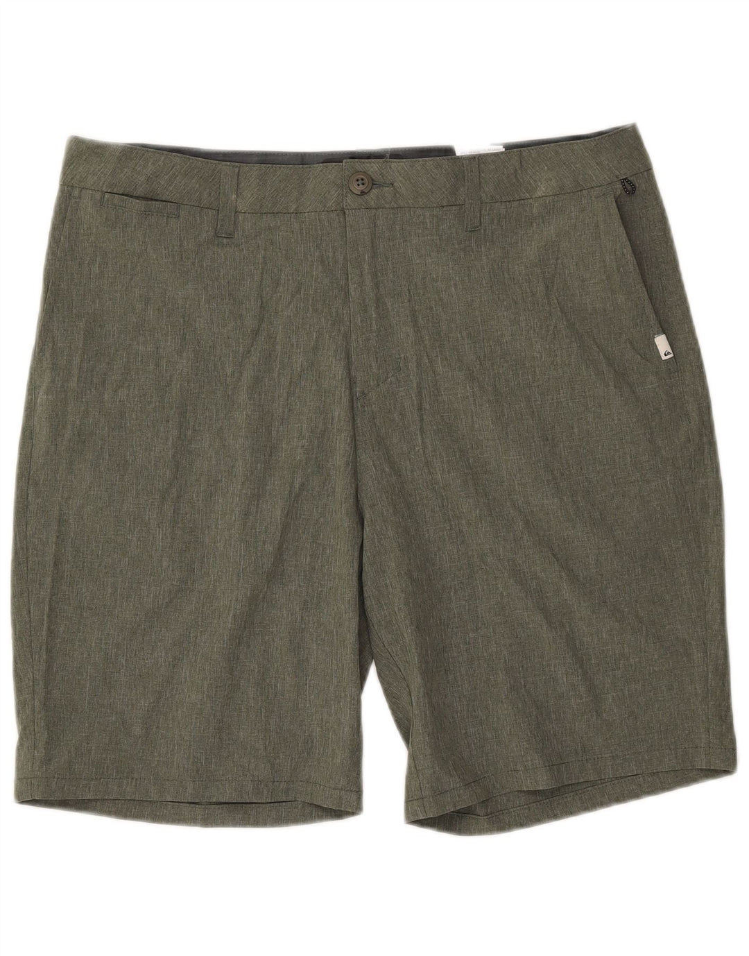QUIKSILVER Chino Shorts til mænd W36 Large Khaki Polyester
