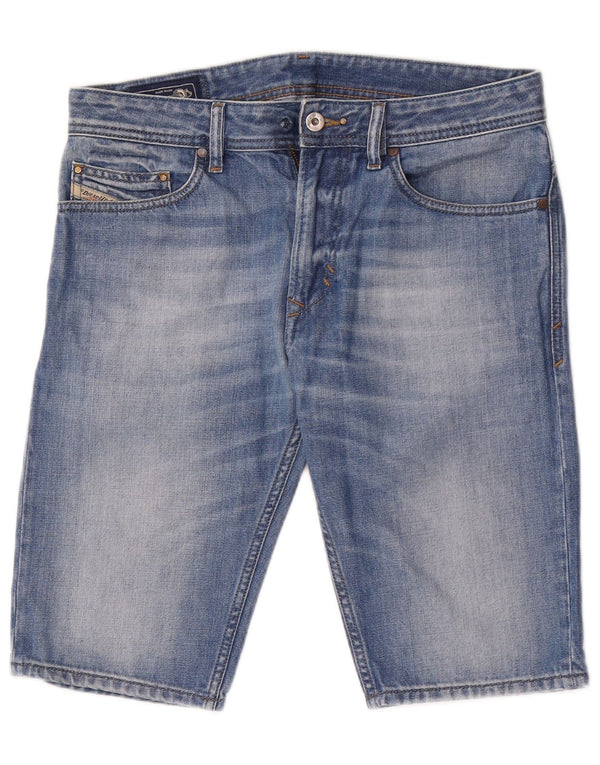 Diesel Herre Denim Shorts W29 Medium Blue Bomuld
