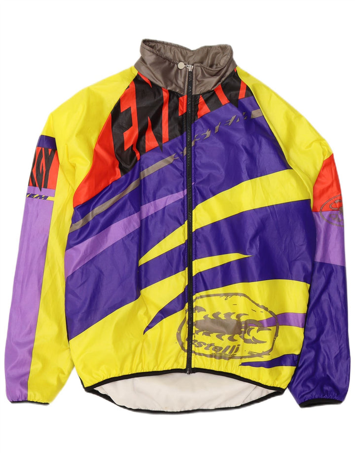 Castelli Herre grafisk træningsdragt Topjakke XL Flerfarvet Colourblock