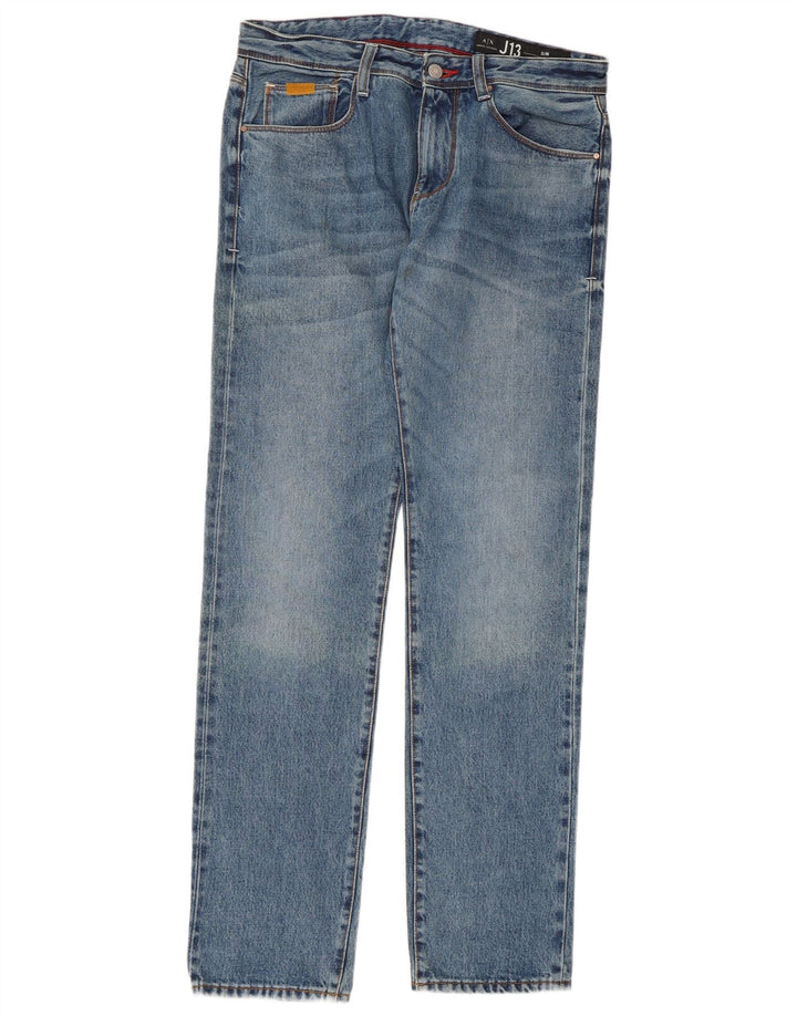 Armani Exchange Herre Slim Jeans W32 L32 Blå Bomuld