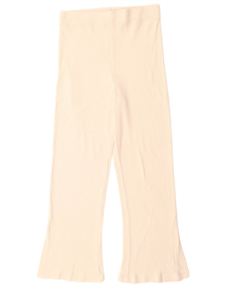 Zara træningsdragtsbukser til kvinder UK 18 XL Off White