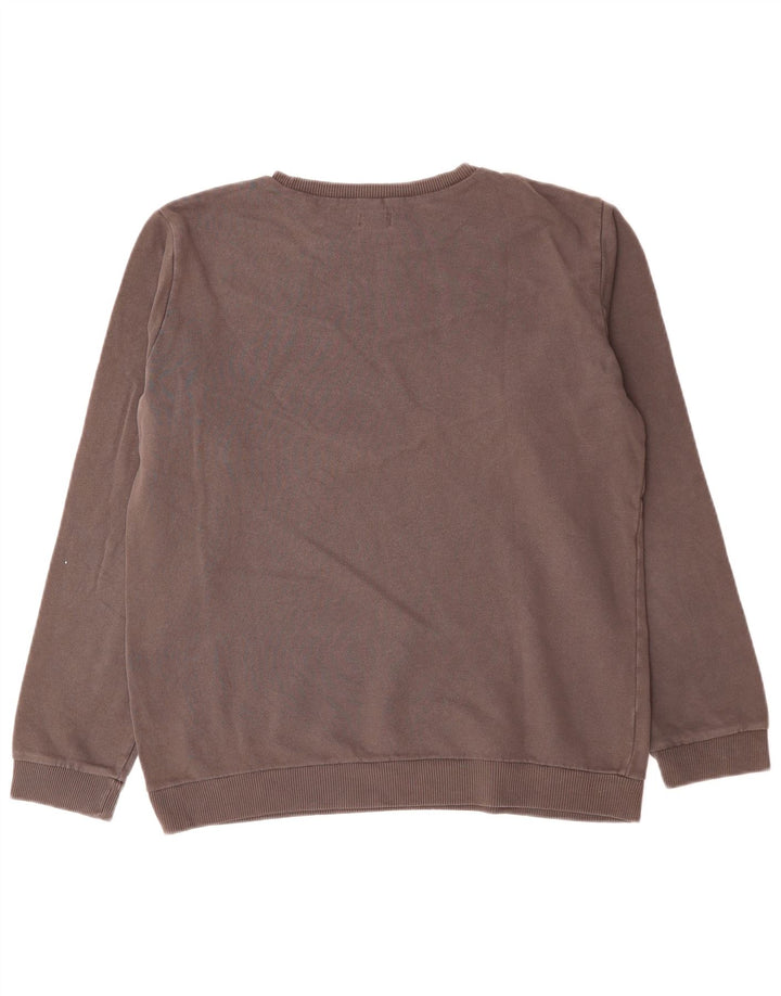 Diesel Herre Grafisk Sweatshirt Jumper Lille Grå Colourblock