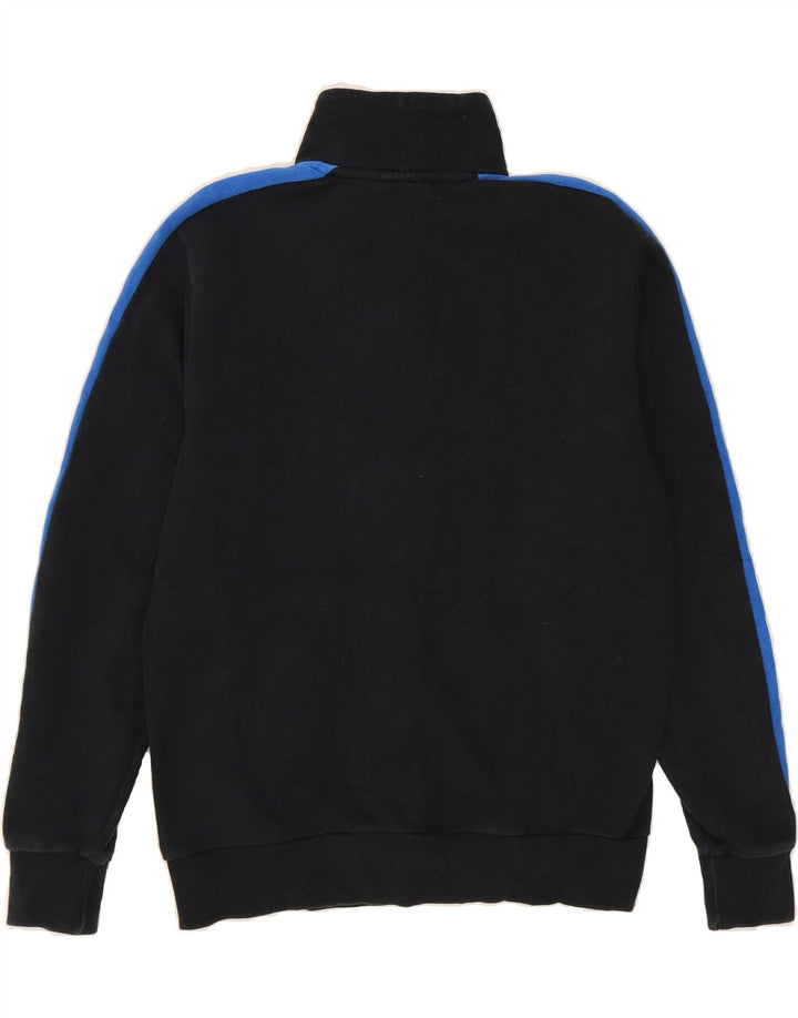 PUMA Mens Tracksuit Top Jacket Small Black Colourblock Cotton Vintage Puma and Second-Hand Puma from Messina Hembry 