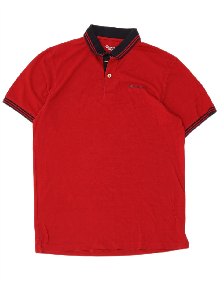 CHAMPION Poloshirt til mænd Stor rød bomuld