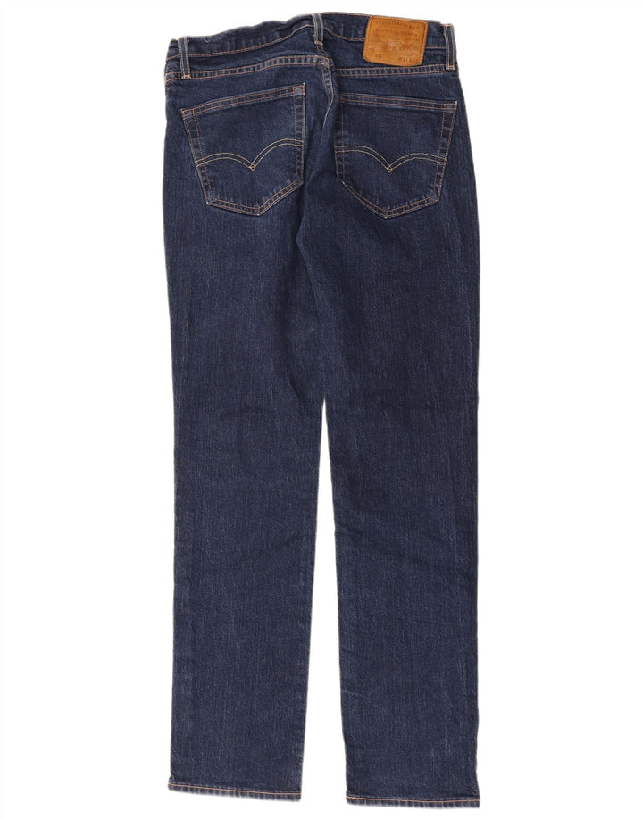 Levi's Herre 511 Slim Jeans W31 L32 Marineblå Bomuld