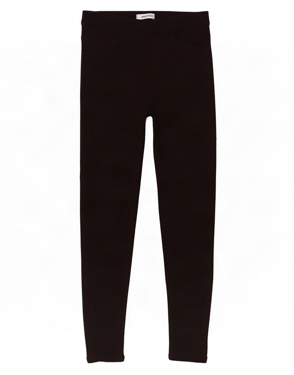 Marks & Spencer Dame Jegging Jeans UK 8 Small W26 L28 Brun Bomuld