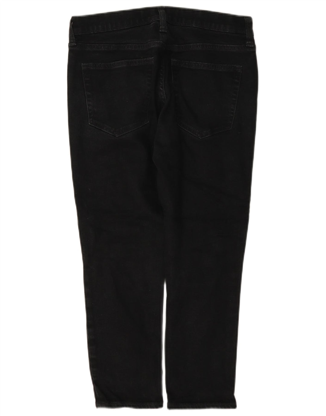 Gap Womens Girlfriend Cropped Jeans W27 L23 Sort Bomuld