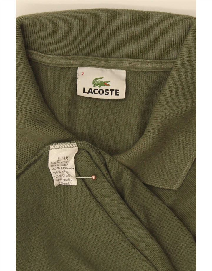 Lacoste Herre Polo Shirt Str. 7 2XL Grøn Bomuld