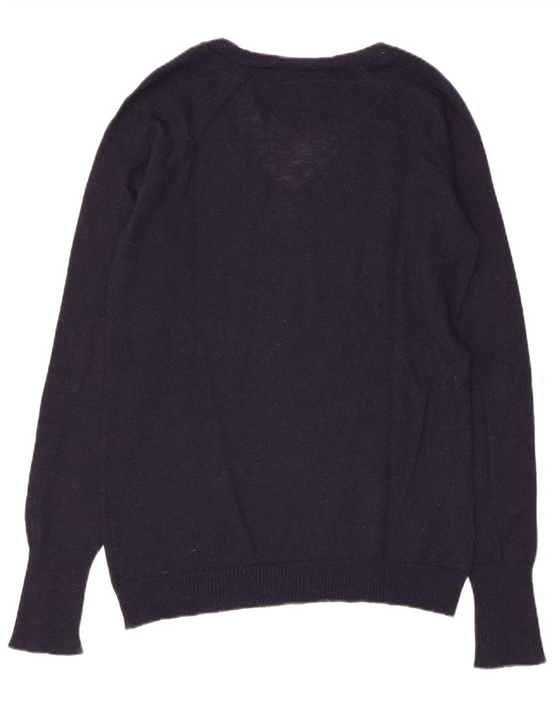 Max & Co. Dame V-hals sweater UK 10 Small Navy Blue