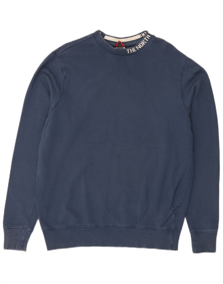 The North Face Herre grafisk sweatshirt jumper lille marineblå bomuld