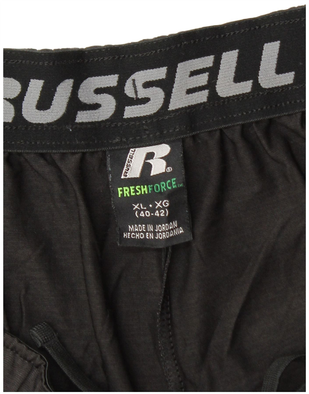 RUSSELL ATHLETIC Herre Dri-Power Sportshorts XL Sort Polyester