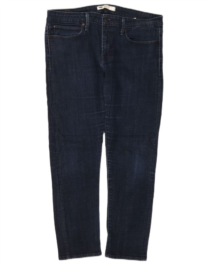 LEVI'S Slim Jeans til kvinder W30 L27 Marineblå bomuld