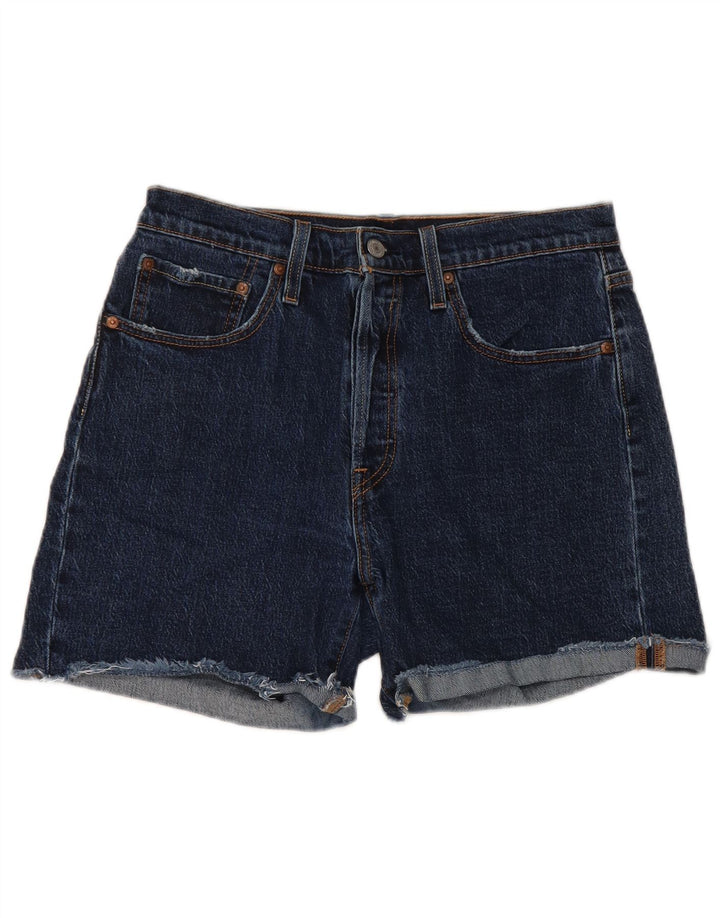 Levi's Dame 501 denimshorts W30 Mellem marineblå bomuld