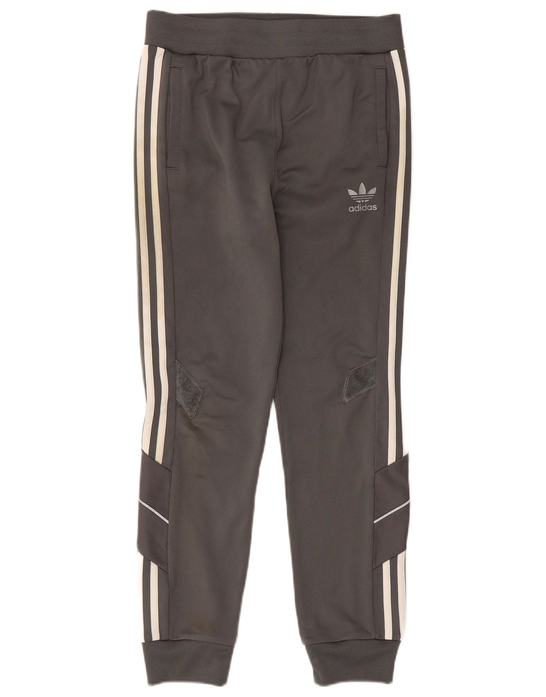 ADIDAS Træningsdragt til drenge Bukser Joggers 11-12 år Grå polyester