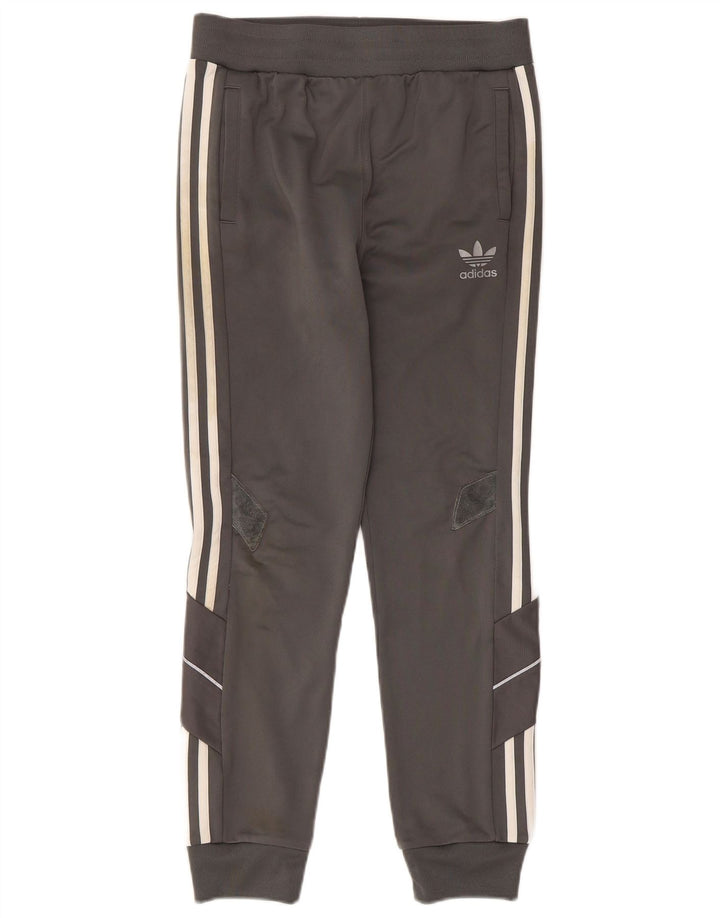 ADIDAS Træningsdragt til drenge Bukser Joggers 11-12 år Grå polyester