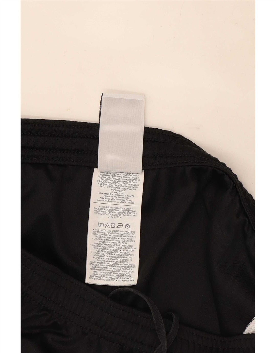 Nike Herre Dri Fit Slim Fit Sportshorts Medium Sort Colourblock Polyester