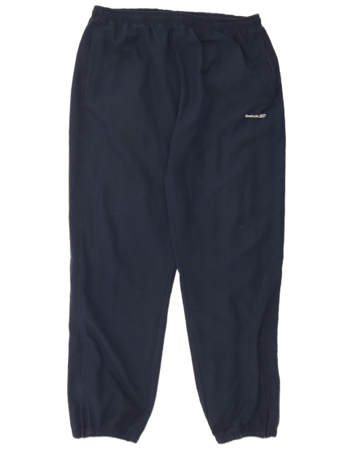 Reebok Herre træningsdragt Bukser Joggers XL Navy Blue Polyester