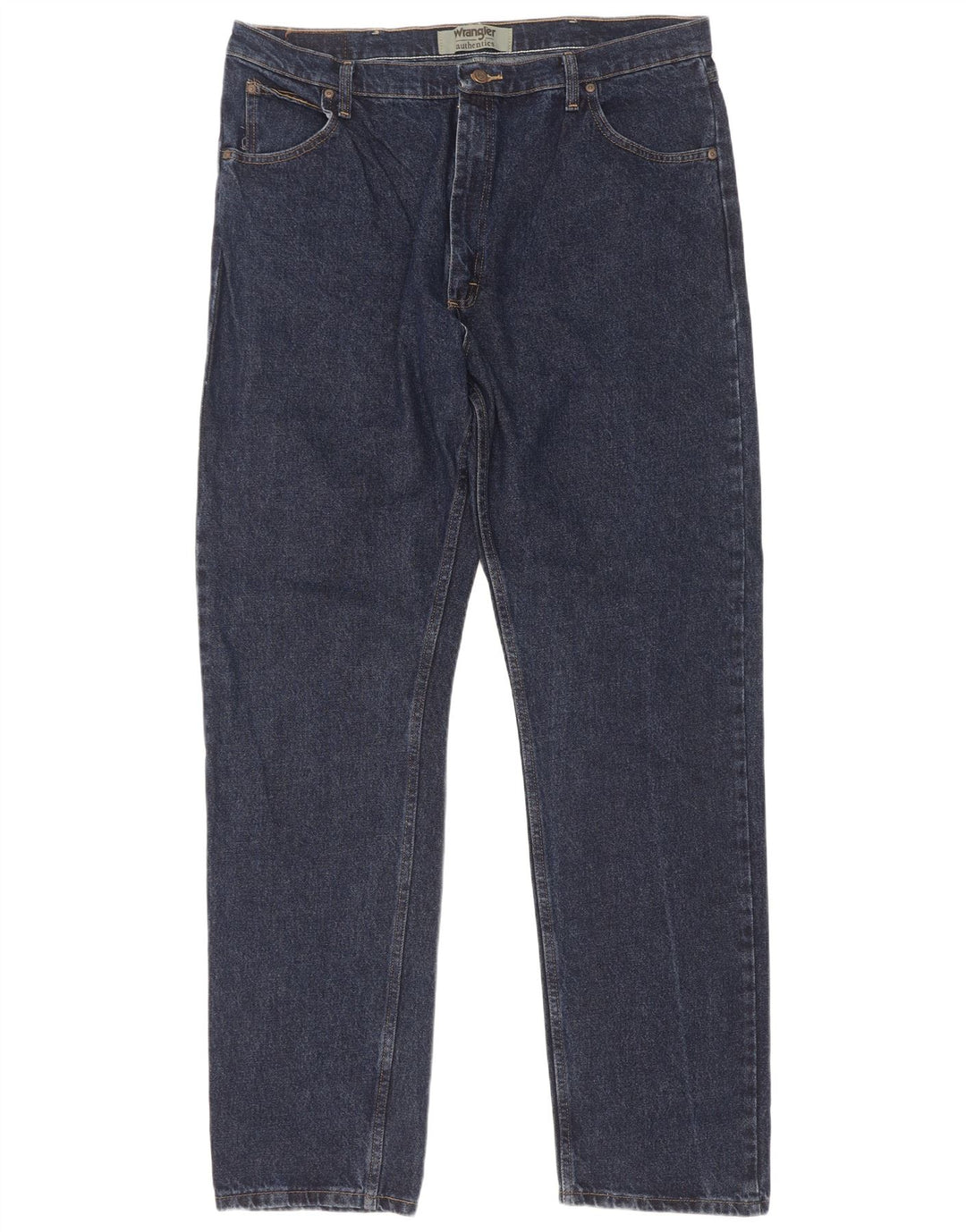 Wrangler Straight Jeans til mænd W40 L36 Marineblå Bomuld